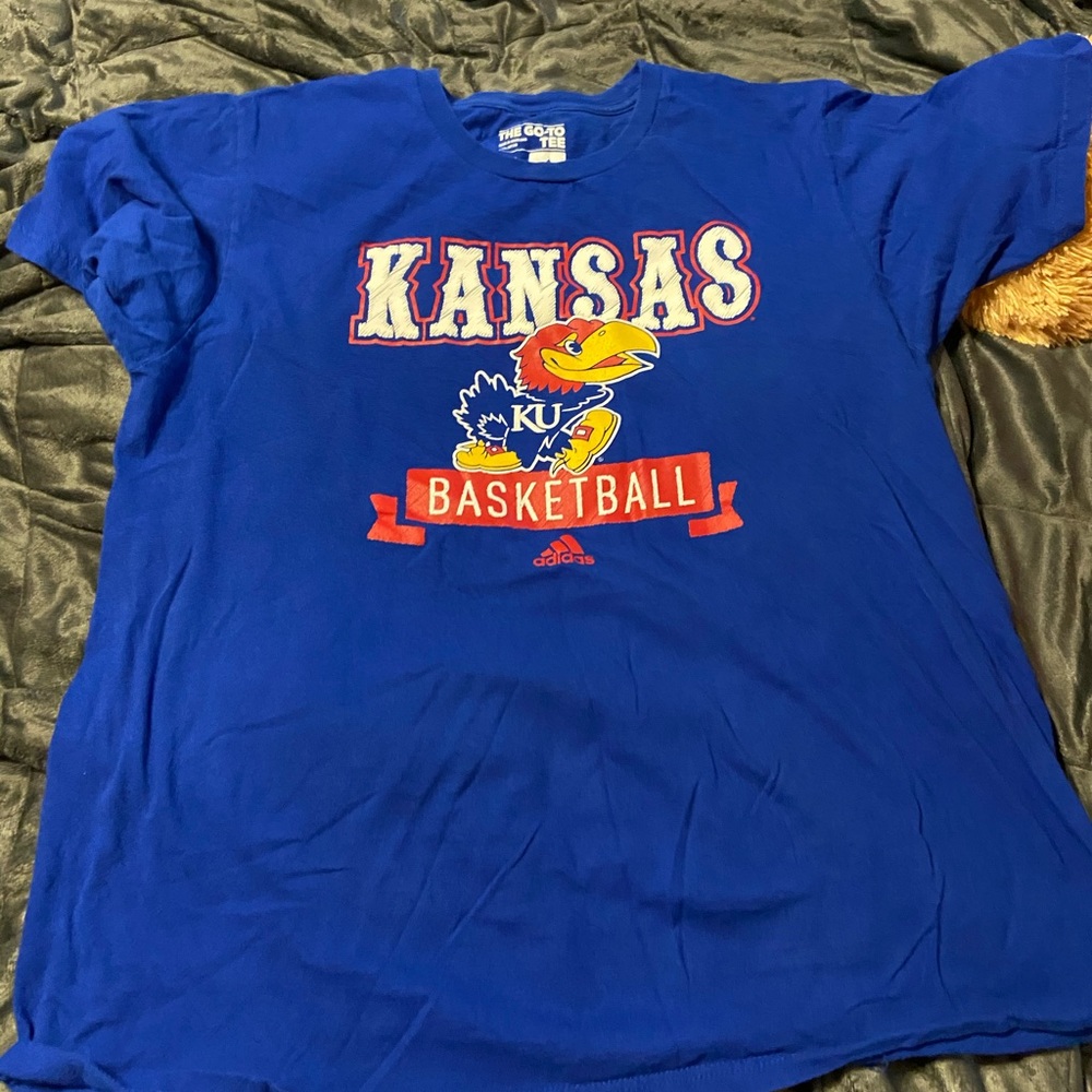Adidas Kansas Basketball T-shirt